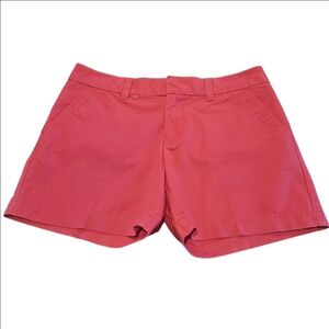 Tommy Hilfiger Women's Red Low-Rise 5" Chino Shorts, Size 4